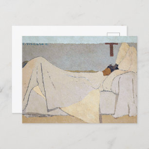 Cartão Postal Na cama Edouard Vuillard