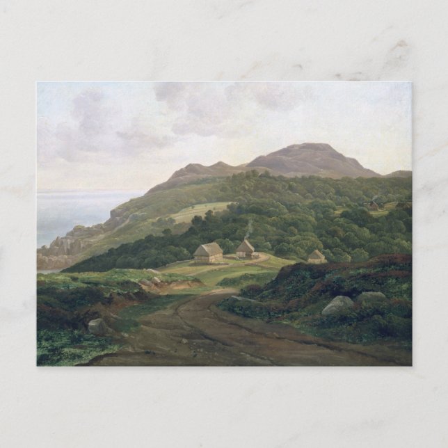 Cartão Postal Na costa sueca, 1828 (Frente)