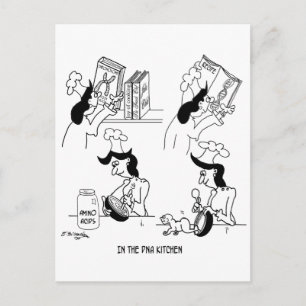 Cartão Postal Na Cozinha de DNA