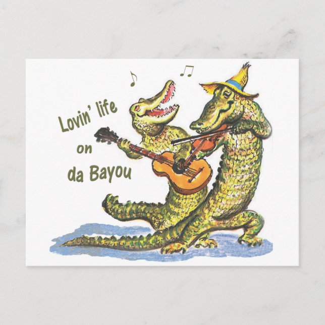 Cartão Postal Na de Bayou (Frente)