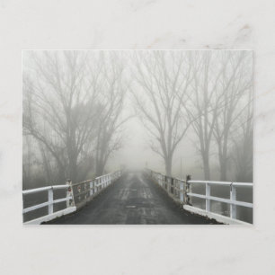 Cartão Postal Na estação fria, o vale de Murray é frequentemente