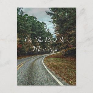 Cartão Postal Na Estrada No Mississippi