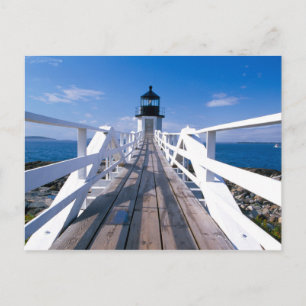 Cartão Postal NA, EUA, Maine, Port Clyde. Marshall Point 2