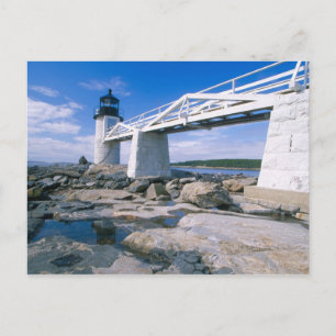 Cartão Postal NA, EUA, Maine, Port Clyde.  Ponto Marshall