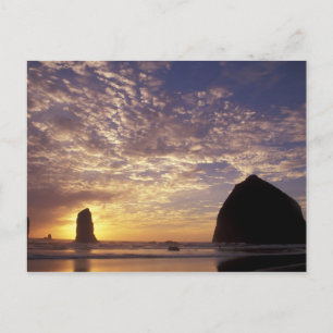 Cartão Postal NA, EUA, Oregon Coast, Canon Beach com