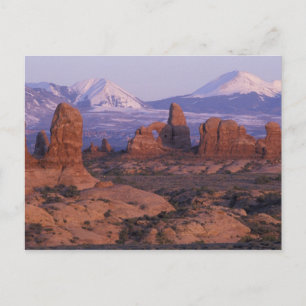 Cartão Postal NA, EUA, Utah, Parque Nacional Arches. Jardim do