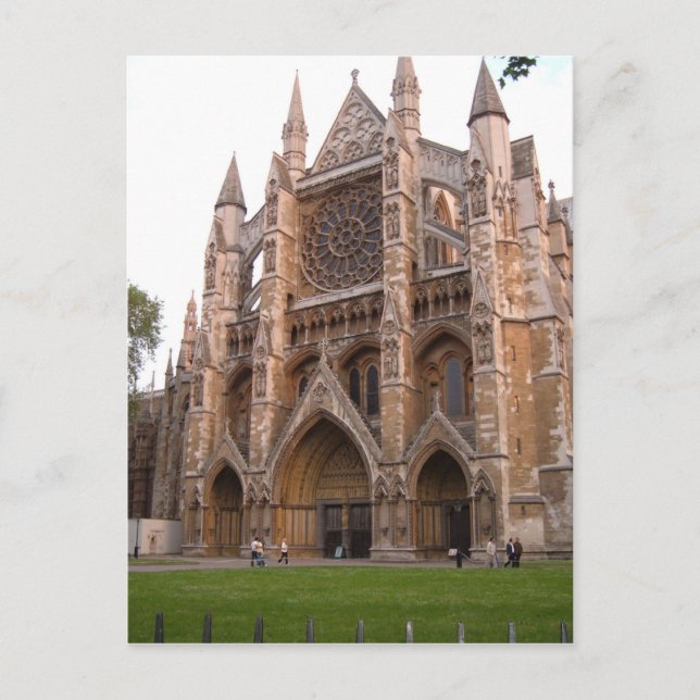 Cartão Postal Na Grã-Bretanha, Catedral de Cantuária (Frente)