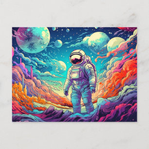 Cartão Postal Na Ilustração Desconhecida