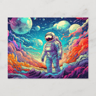 Cartão Postal Na Ilustração Desconhecida