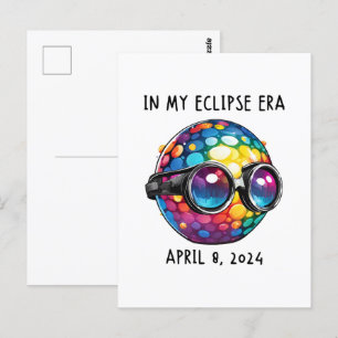 Cartão Postal Na Minha Era do Eclipse Solar de 2024