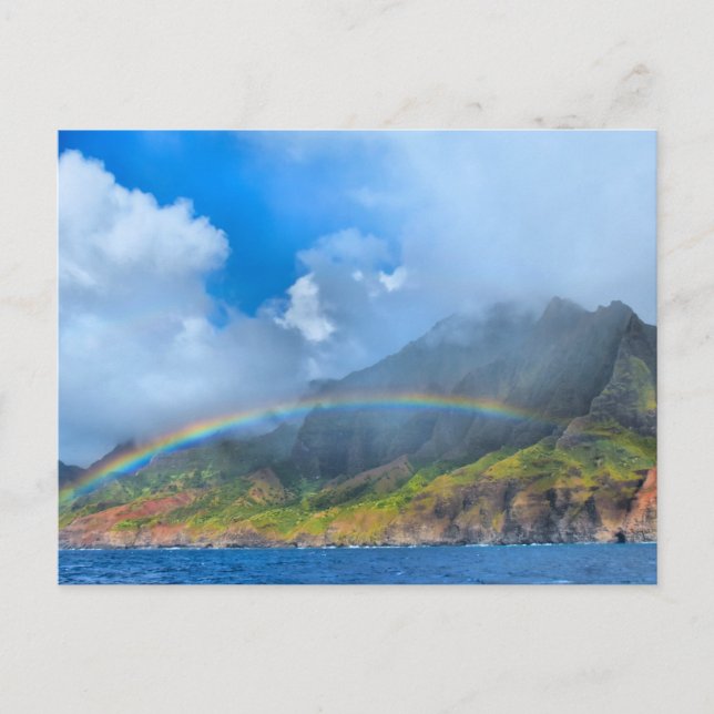 Cartão Postal Na Pali Coast Kauai, Havaí (Frente)
