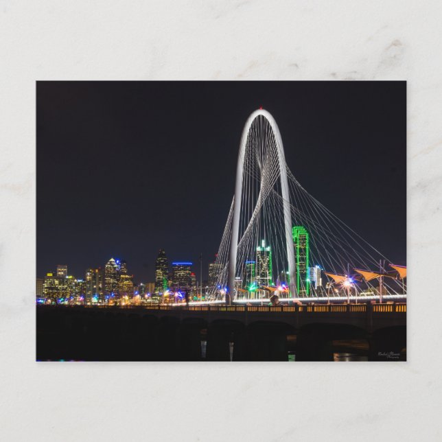 Cartão Postal Na Ponte Margaret Hunt Hill (Frente)