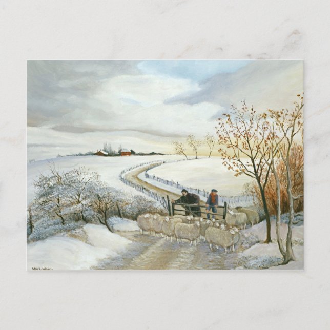 Cartão Postal Na Porta da Fazenda (Frente)