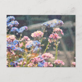 Cartão Postal Na primavera jardim