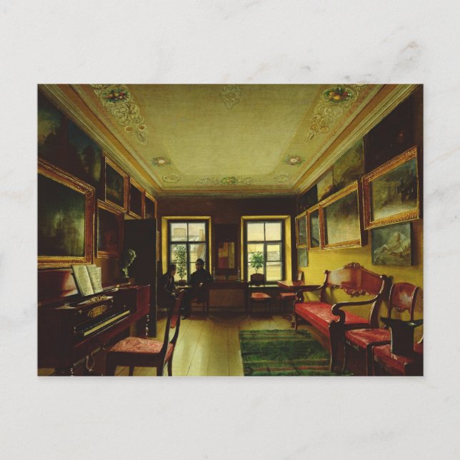 Cartão Postal Na sala (Frente)