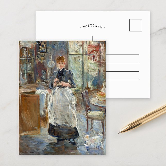 Cartão Postal Na Sala de Jantar | Berthe Morisot (Criador carregado)