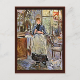 Cartão Postal Na Sala De Jantar De Morisot Berthe