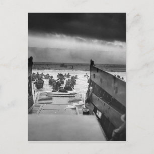 Cartão Postal Na Tubagem Da Morte LCVP Segunda Guerra Mundial Om