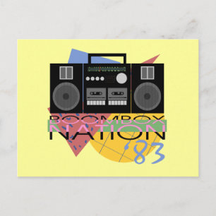 Cartão Postal Nação Boombox 83