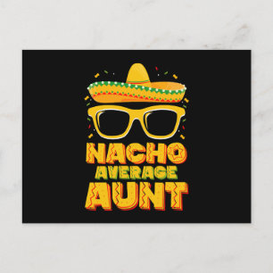 Cartão Postal Nacho Média Tia Cinco De Mayo Combinação Família