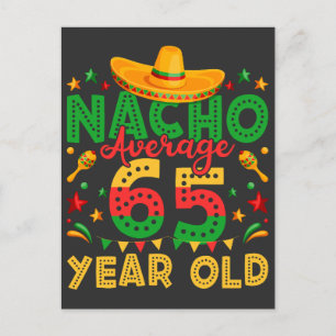 Cartão Postal Nacho Pessoa Comum de 65 Anos Cinco de Maio