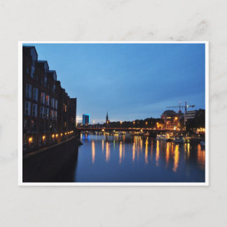 Cartão Postal Nacht Beim Fluss