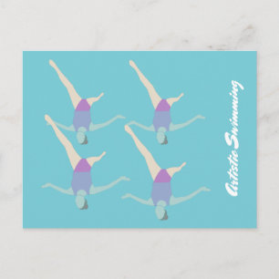 Cartão Postal Nadação Artística