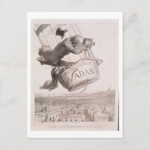 Cartão Postal Nadar (1820-1910) elevando a fotografia ao hei