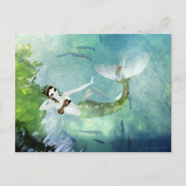 Cartão Postal Nadar com Cartão-postal Salmão (Frente)