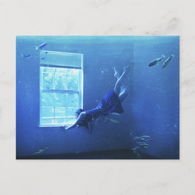 Cartão Postal Nadar Numa Sala (Frente)