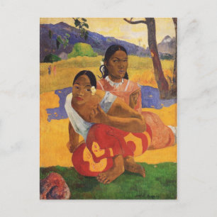 Cartão Postal "Nafea Faa Ipoipo" - Paul Gauguin