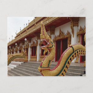 Cartão Postal Naga no Story Stupa, Khon Kaen