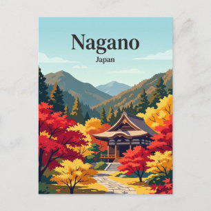 Cartão Postal Nagano Japão