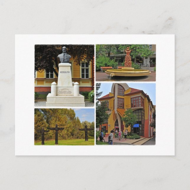 Cartão Postal Nagyatad, Somogy, Hungria cartão-postal (Frente)