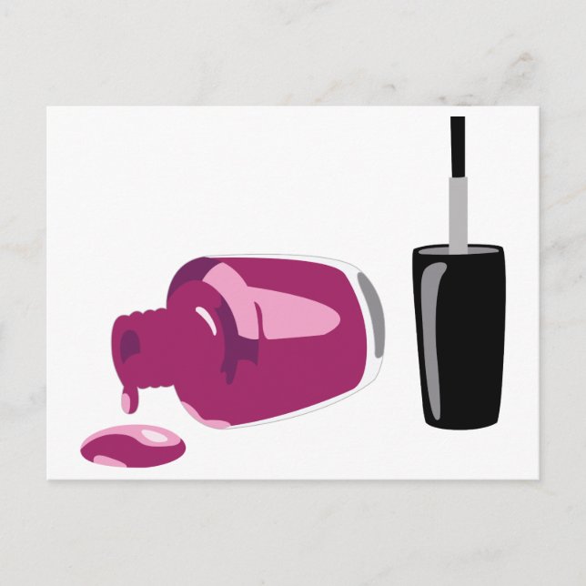 Cartão Postal Nail Polonês (Frente)