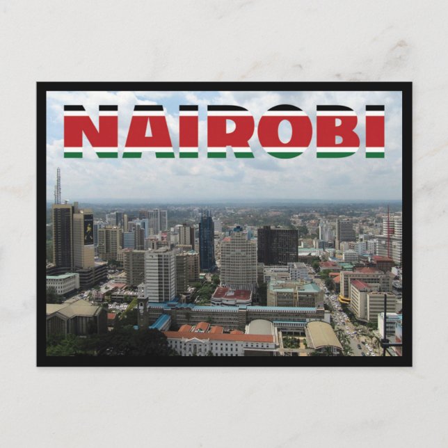 Cartão Postal Nairobi - Cartão-postal Quênia (Frente)