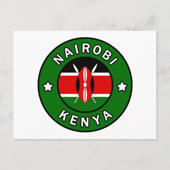 Cartão Postal Nairobi Kenya (Frente)