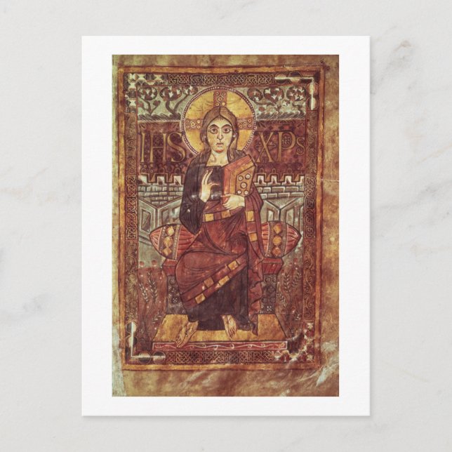 Cartão Postal NAL 1203 fol.3 Cristo em Majestade, da Godesca (Frente)