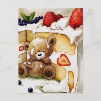 Cartão Postal Nalle de Aniversário