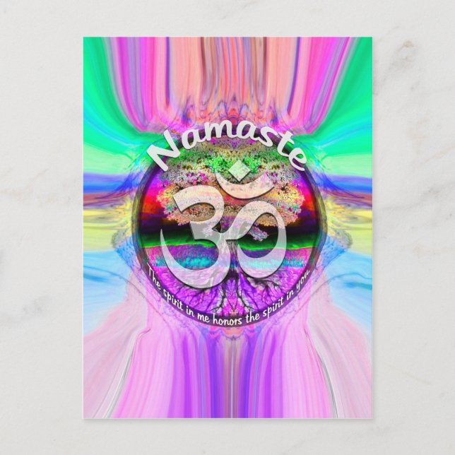 Cartão Postal Namaste (Frente)