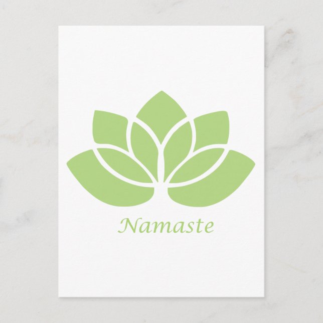 Cartão Postal Namaste Lotus (Frente)