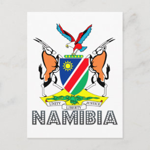 Cartão Postal Nambian Emblem