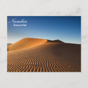Cartão Postal Namíbia - Cartaz do Deserto de Sossusvlei
