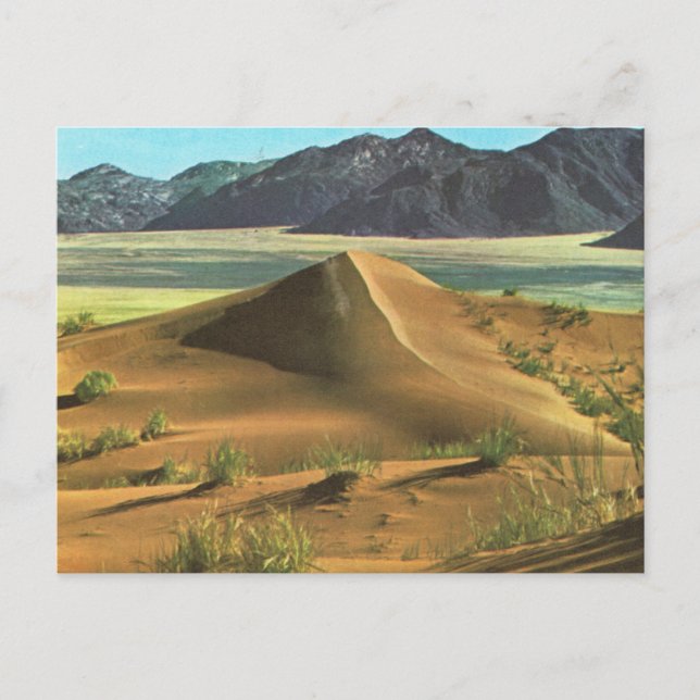 Cartão Postal Namíbia, deserto e montanhas (Frente)