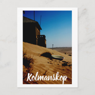 Cartão Postal Namíbia Kolmanskop House Dune Landscape Ghost Tow