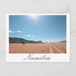 Cartão Postal Namíbia Marienfluss Savannah Paisagem natural