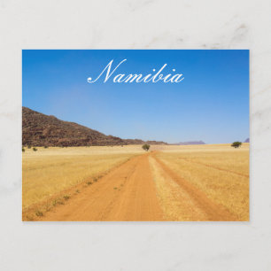 Cartão Postal Namíbia Marienfluss Savannah Paisagem natural