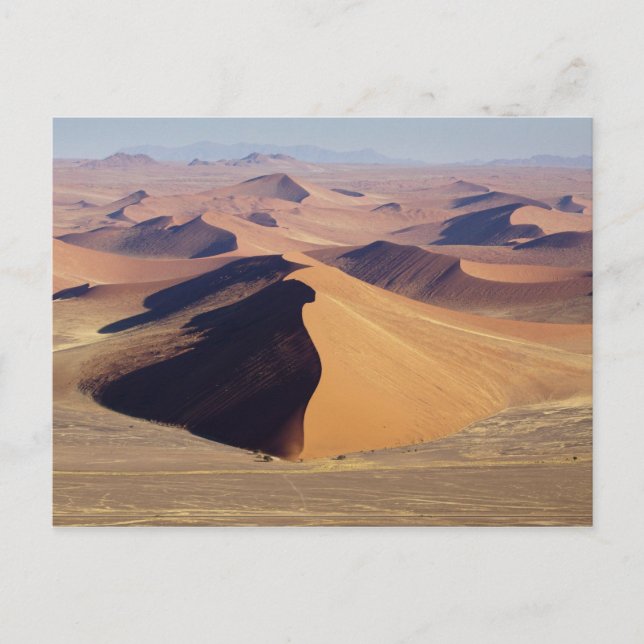 Cartão Postal Namíbia, Parque Namib-Naukluft. Vista aérea de (Frente)