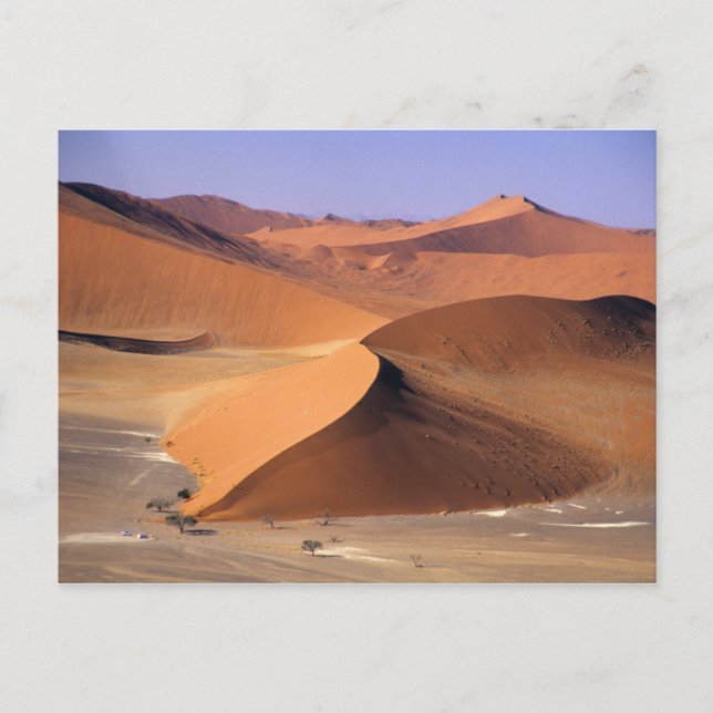 Cartão Postal Namíbia: Sossuvlei Dunes, cena aérea. (Frente)