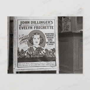 Cartão Postal Namorada de Dillinger, 1938